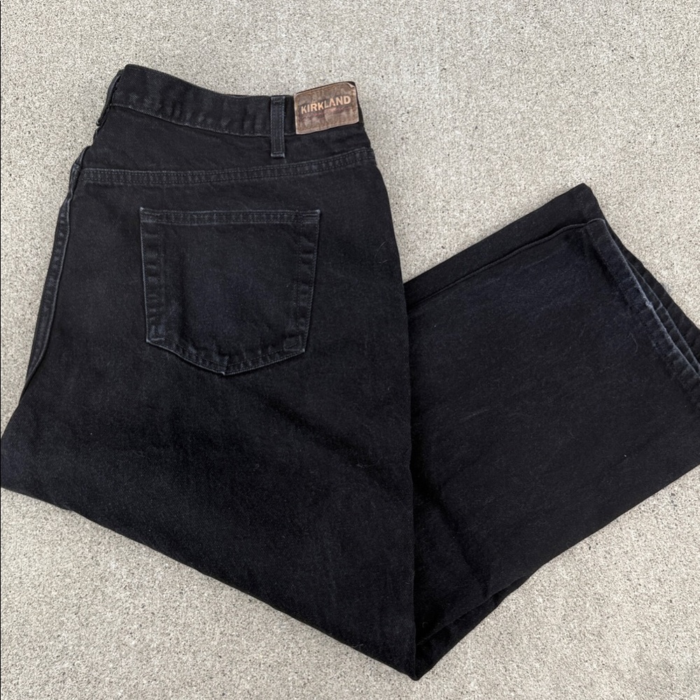 Kirkland Signature 44x30 Men's black Straight Jeans